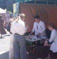 Специалисты Республиканского психотерапевтического центра приняли участие в ежегодном городском празднике здоровья, который прошёл в творческом пространстве «Арт-КВАДРАТ» в рамках республиканской акции «Дни народного здоровья – 2026».

